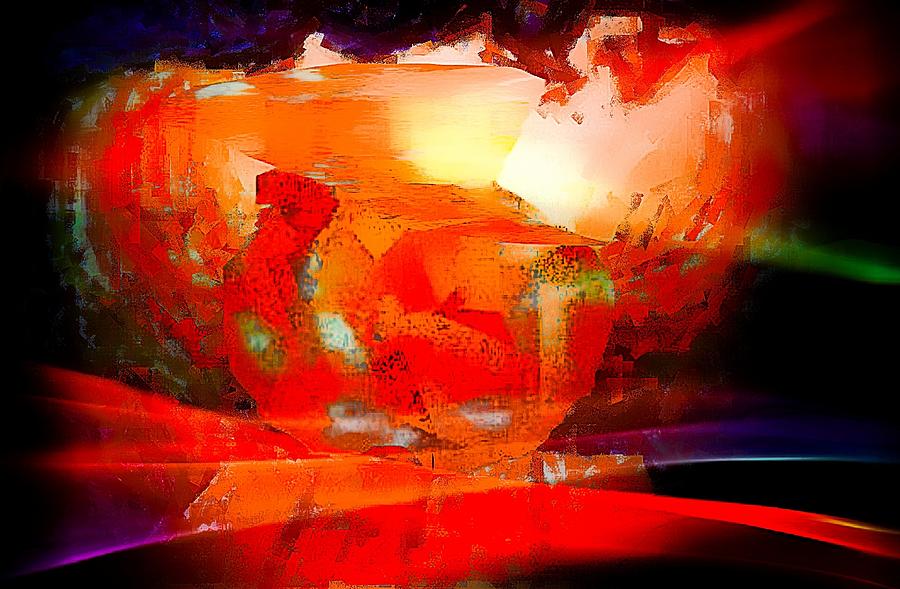 Watching The Sun Rise Digital Art by Carrie OBrien Sibley
