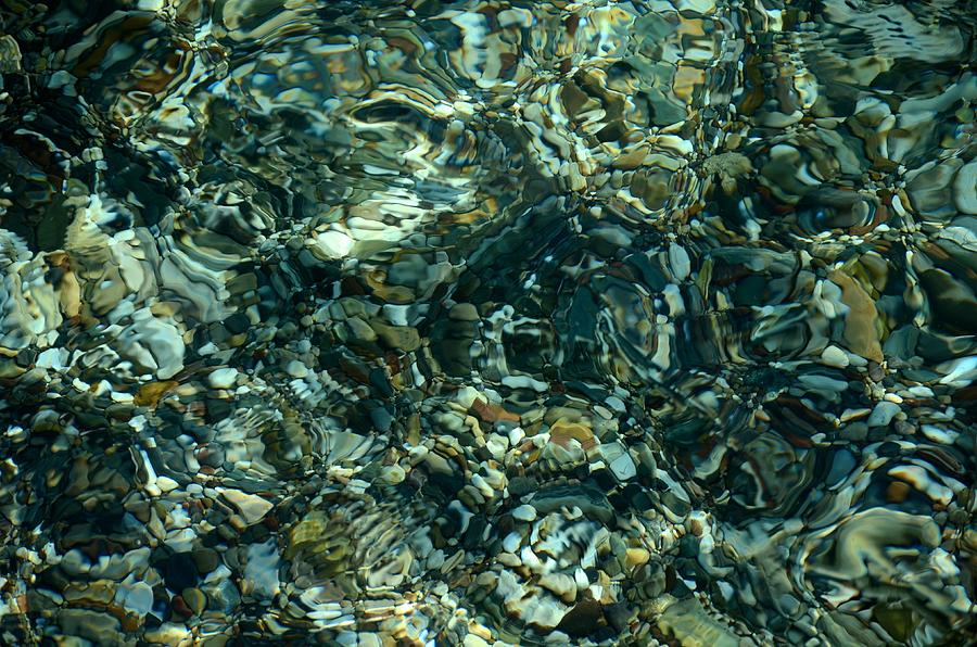 Water and Rocks Ripples Photograph by Catherine Murton