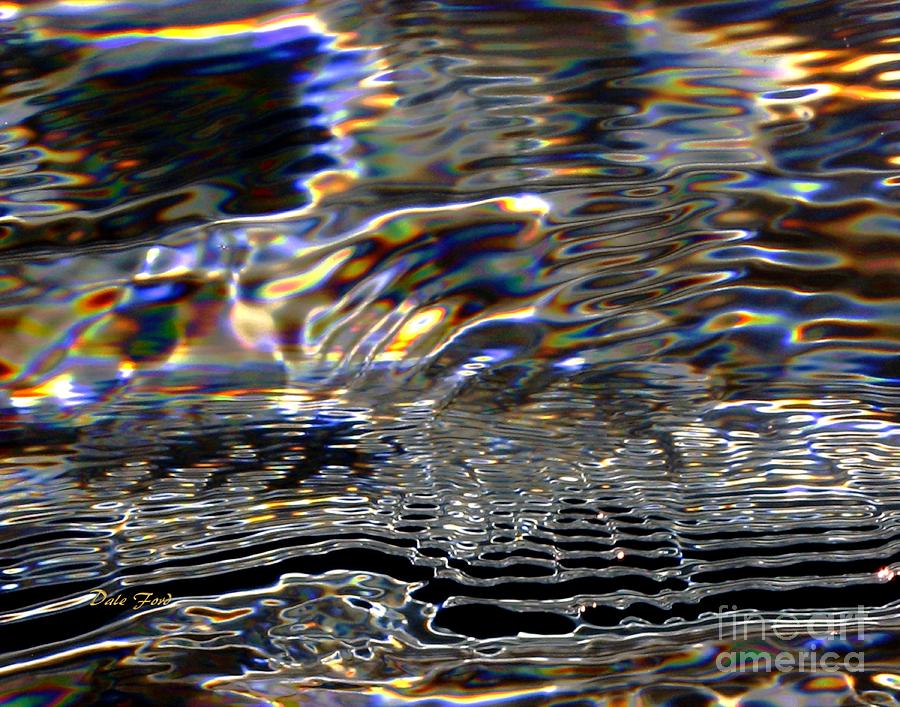 Abstract Digital Art - Water as Prism by Dale   Ford