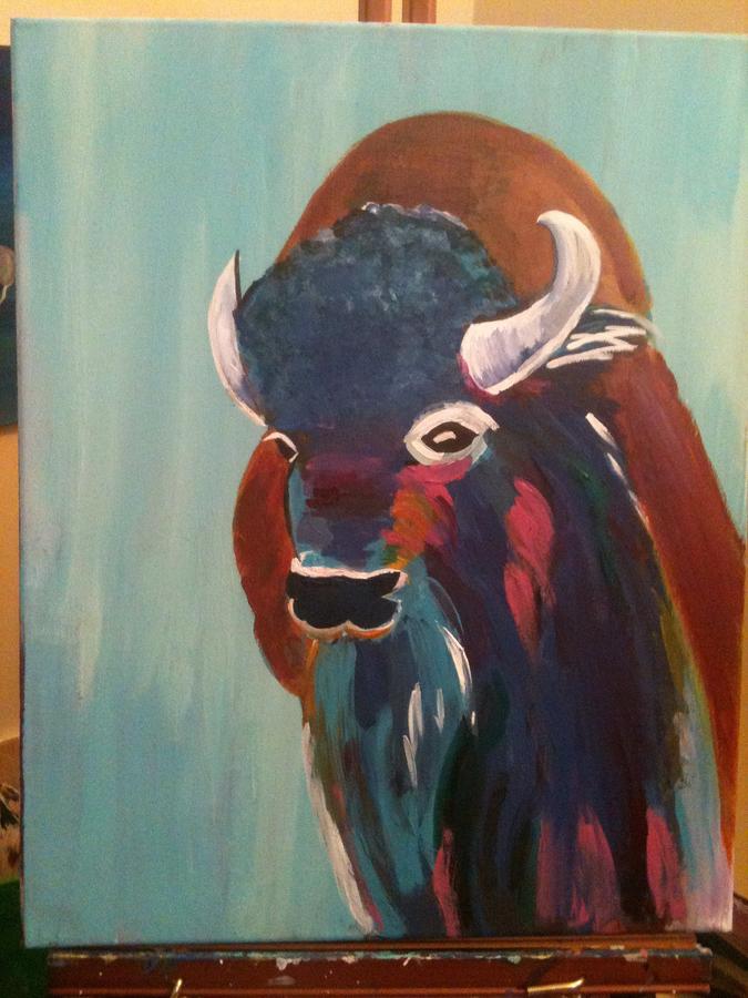 Water Buffalo Painting by Kristina Youn - Pixels