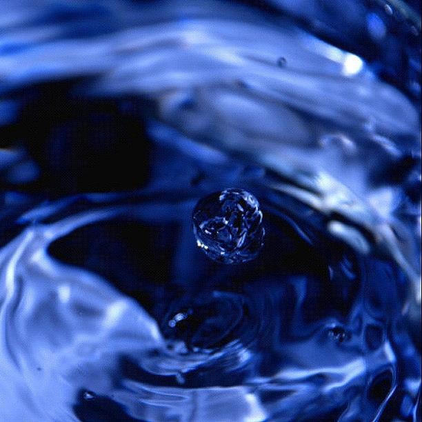 Pasadena Photograph - #water #drop #droplet #drip #splash by Michael Lynch