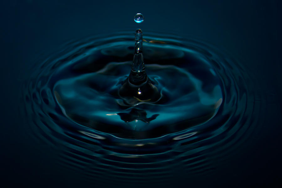 Abstract Photograph - Water Drop No.11 by Nadya Ost