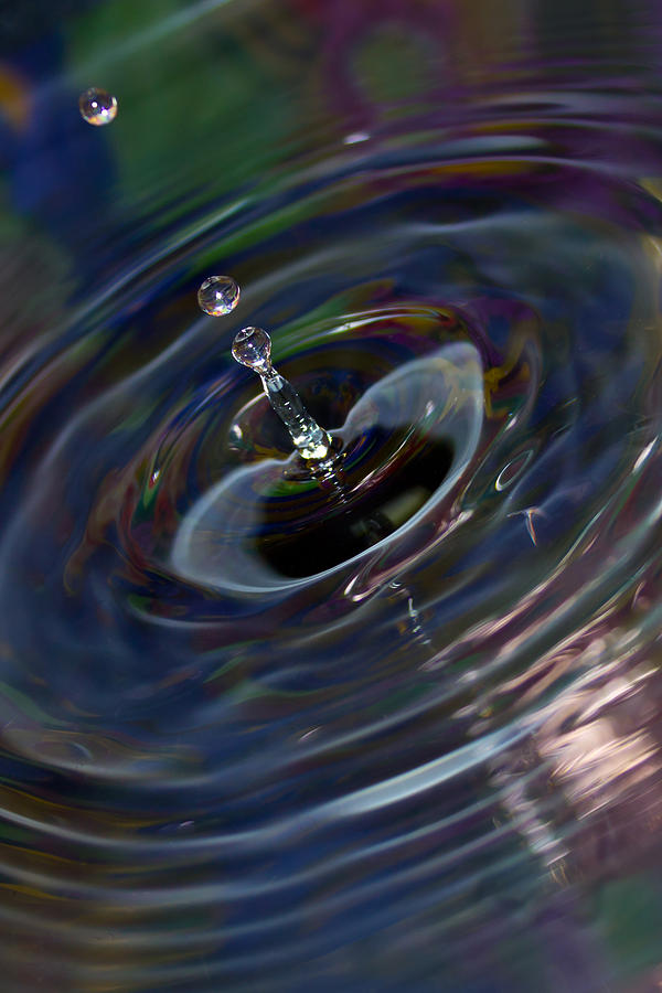 Abstract Photograph - Water Drop No.15 by Nadya Ost