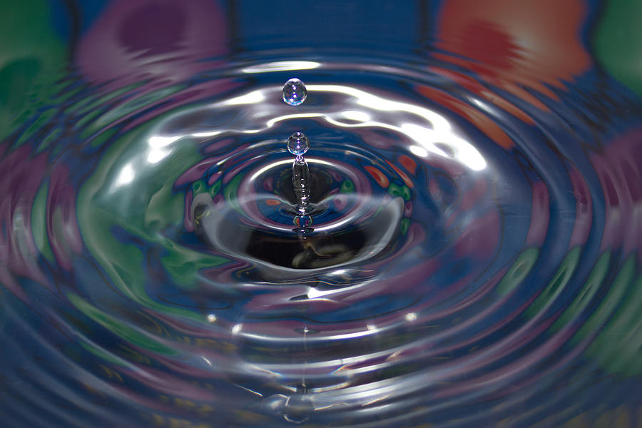 Abstract Photograph - Water Drop No.16 by Nadya Ost