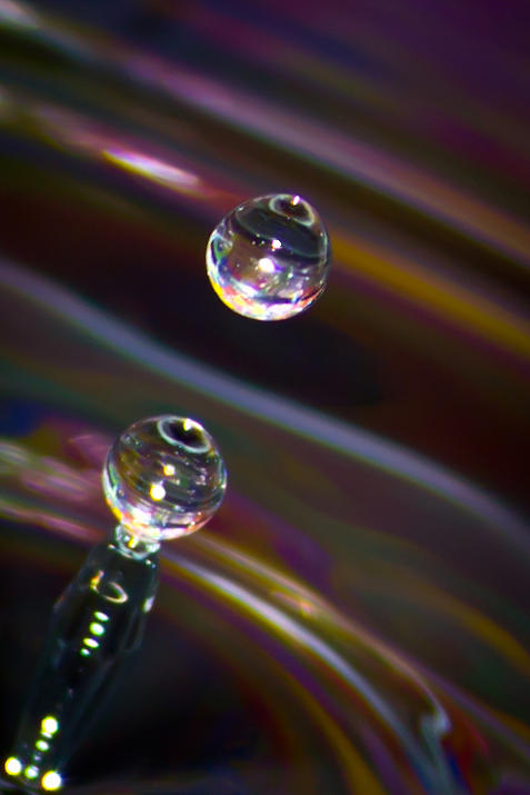 Abstract Photograph - Water Drop No.17 by Nadya Ost