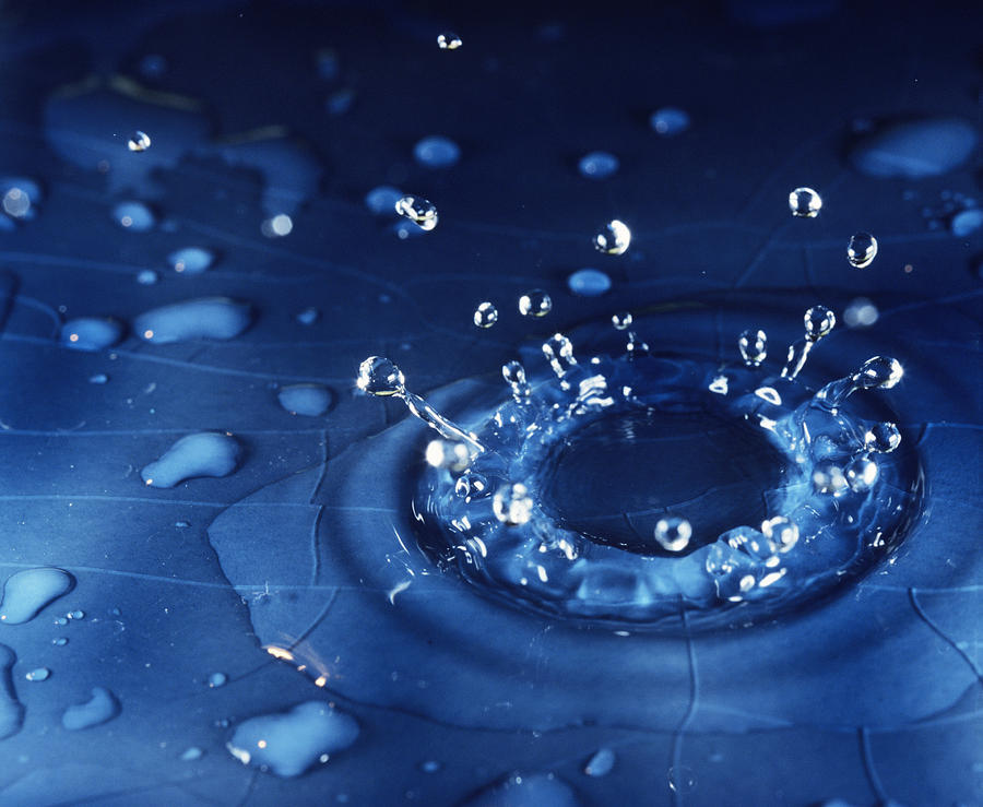 Water Droplet Impact, Sequence Photograph by Adam Hart-davis - Pixels