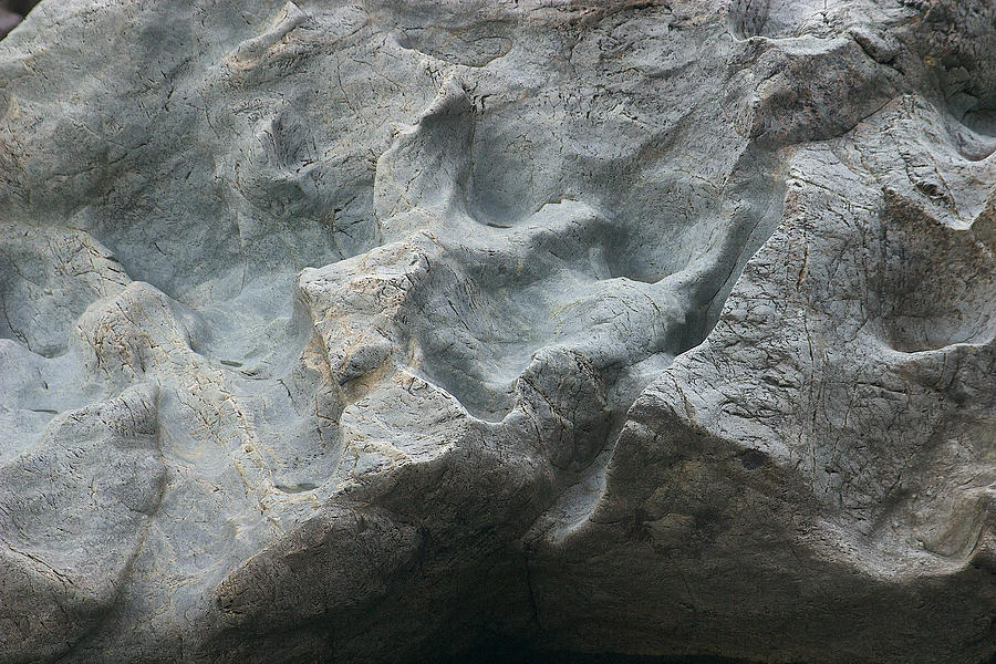 Water Eroded Rock Photograph by David Kleinsasser
