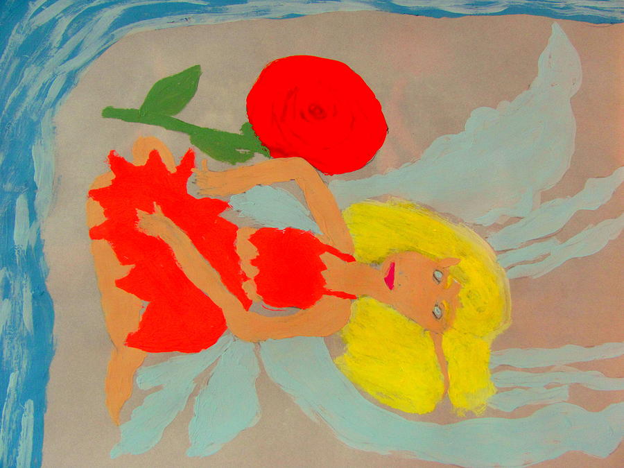 Fall Painting - Water Fall Fairy by Amy Bradley