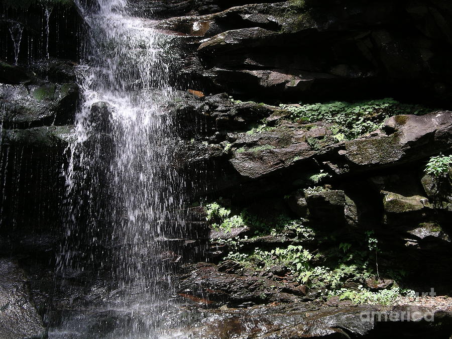 Water Figure Waterfall Photograph by Mark Messenger