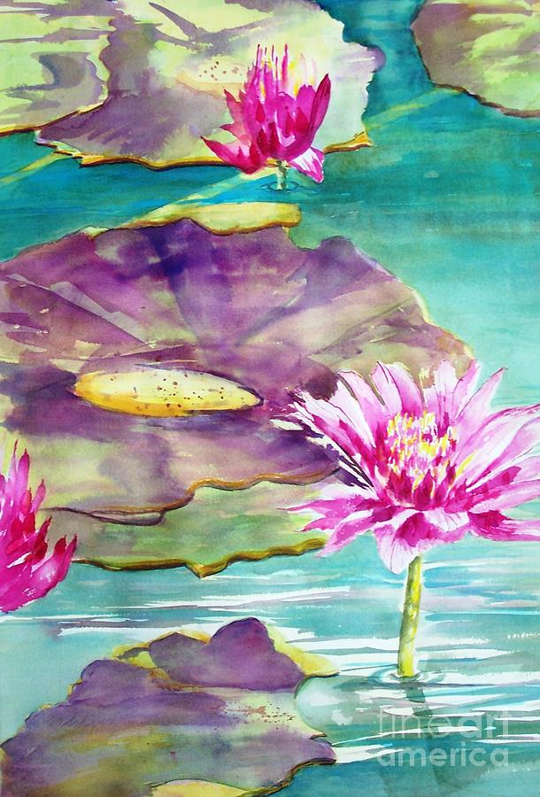 Claude Monet Painting - Water  Lilies II by Maryann Schigur