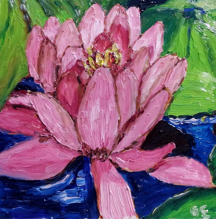 Waterlily Painting - Water Lily by Diane Elgin