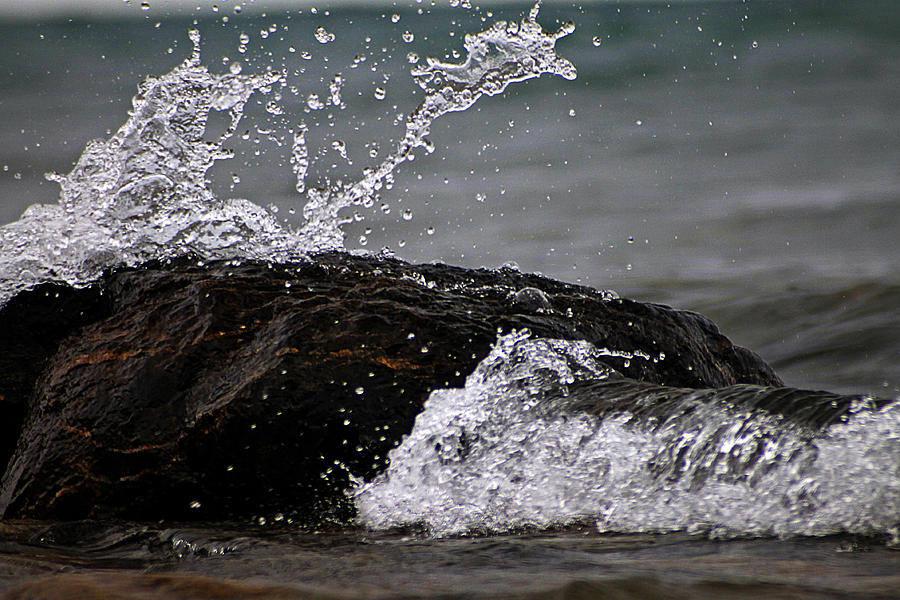 Water on the Rocks 1 Photograph by Scott Hovind