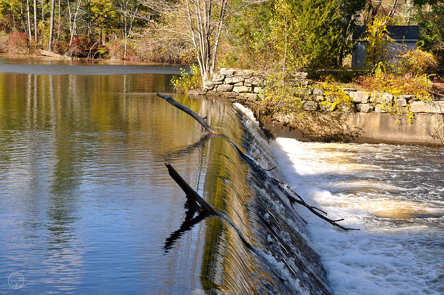 Fall Photograph - Water over the dam by Healing Woman
