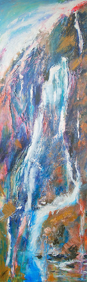 Water Plunge Painting by Barbara Gates - Fine Art America