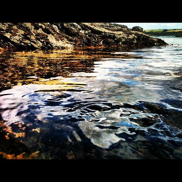 Falmouth Photograph - #water #reflections #surface #fishing by Sophie  Jones