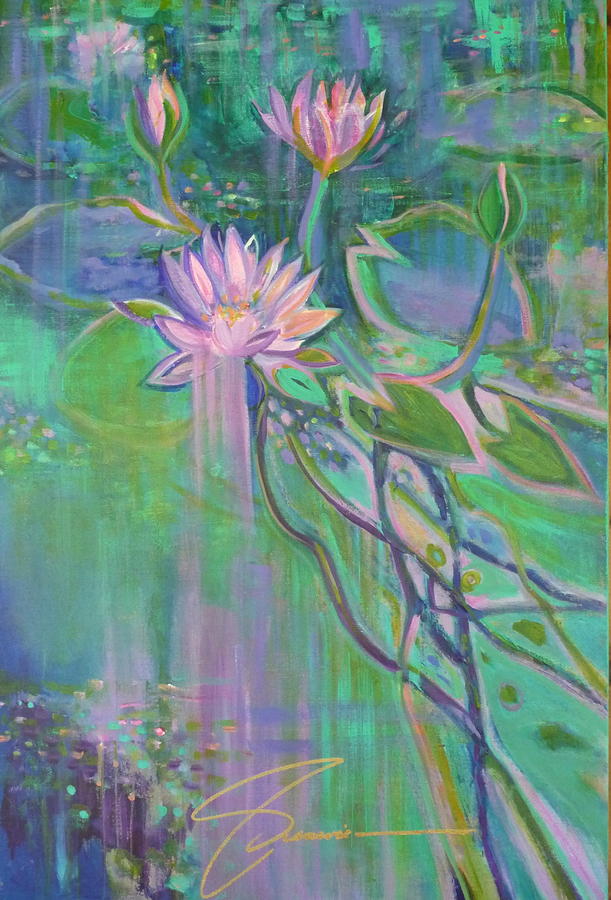 Water Repose Painting by Genevie Henderson - Fine Art America