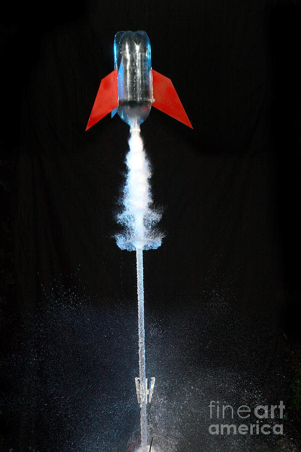 Water Photograph - Water Rocket by Ted Kinsman