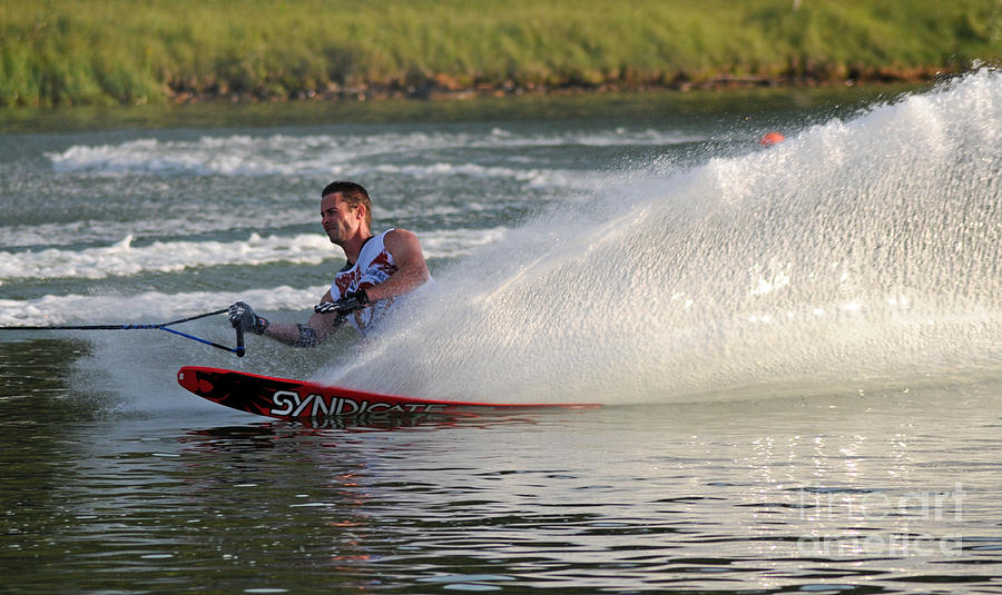 Water Skiing 13 Photograph by Vivian Christopher
