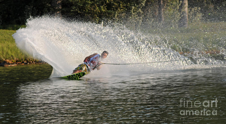 Water Skiing 14 Photograph by Vivian Christopher