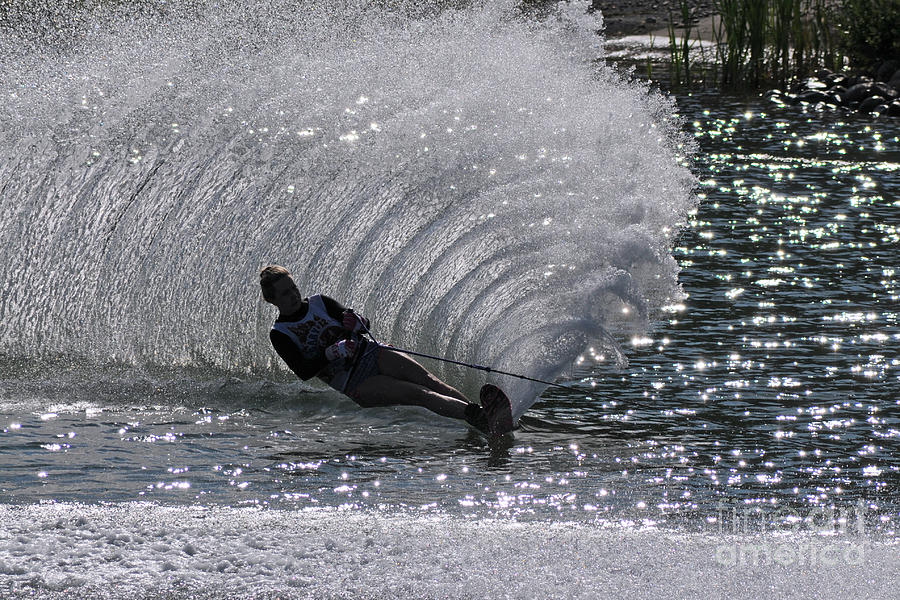 Water Skiing 2 Photograph by Vivian Christopher