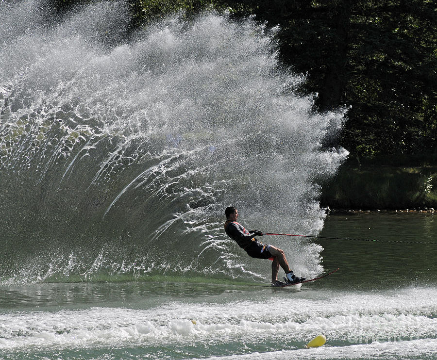 Water Skiing 20 Photograph by Vivian Christopher