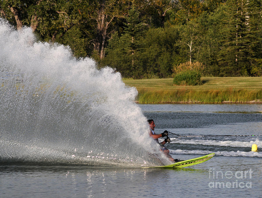Water Skiing 6 Photograph by Vivian Christopher