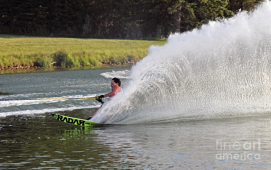 Water Skiing 9 Photograph by Vivian Christopher