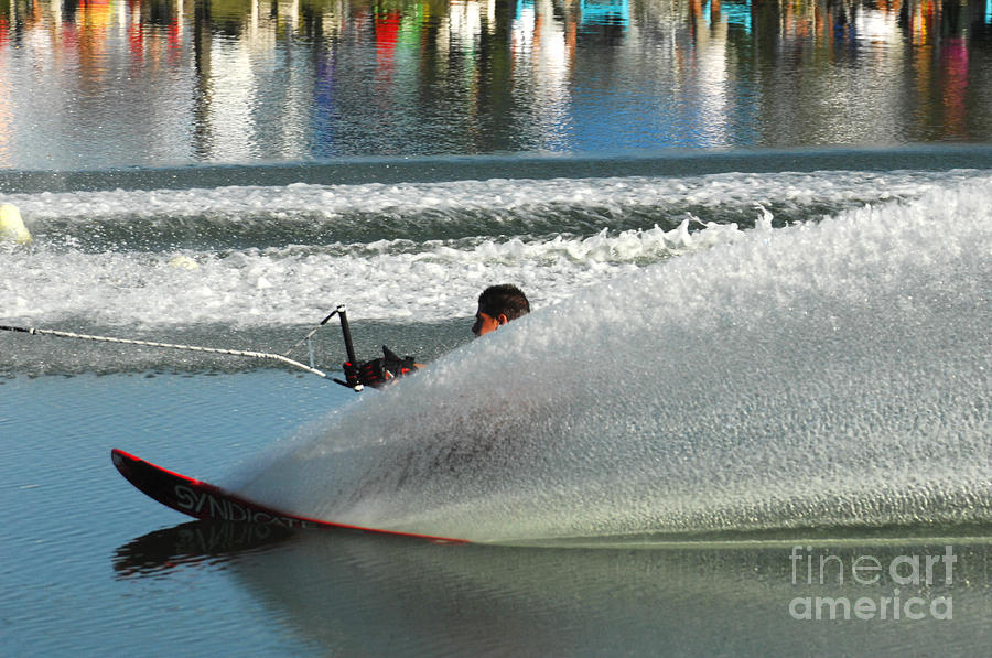Water Skiing Magic of Water 17 Photograph by Bob Christopher