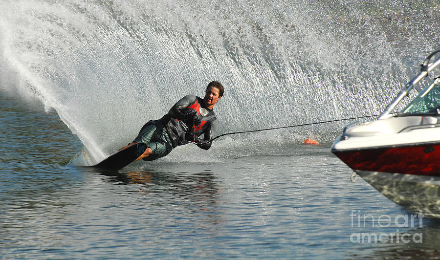 Water Skiing Magic of Water 19 Photograph by Bob Christopher