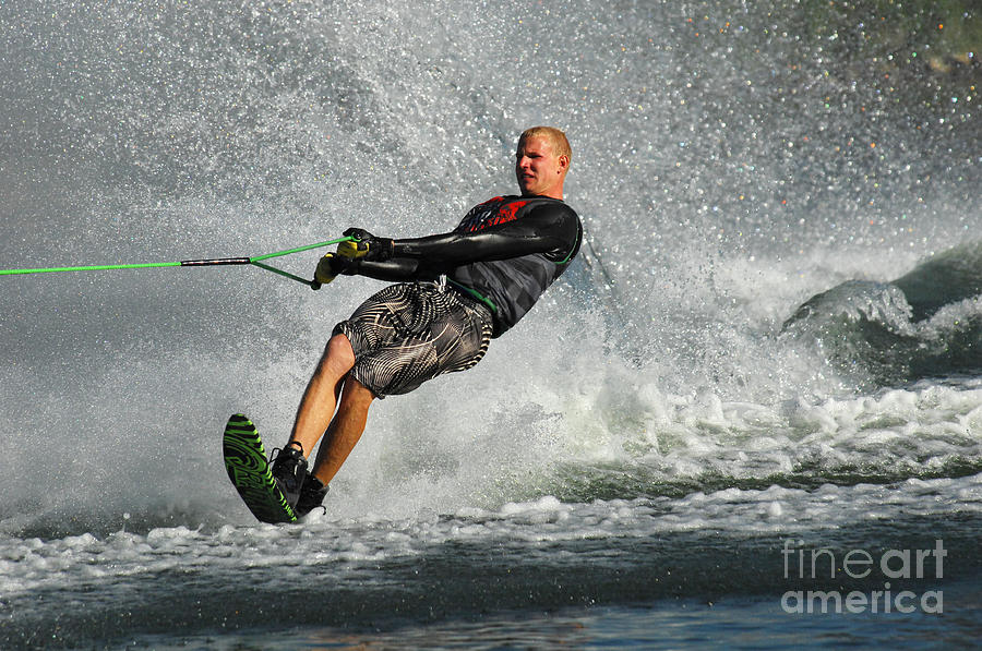 Water Skiing Magic of Water 20 Photograph by Bob Christopher