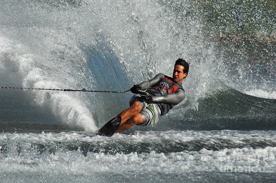 Water Skiing Magic of Water 21 Photograph by Bob Christopher