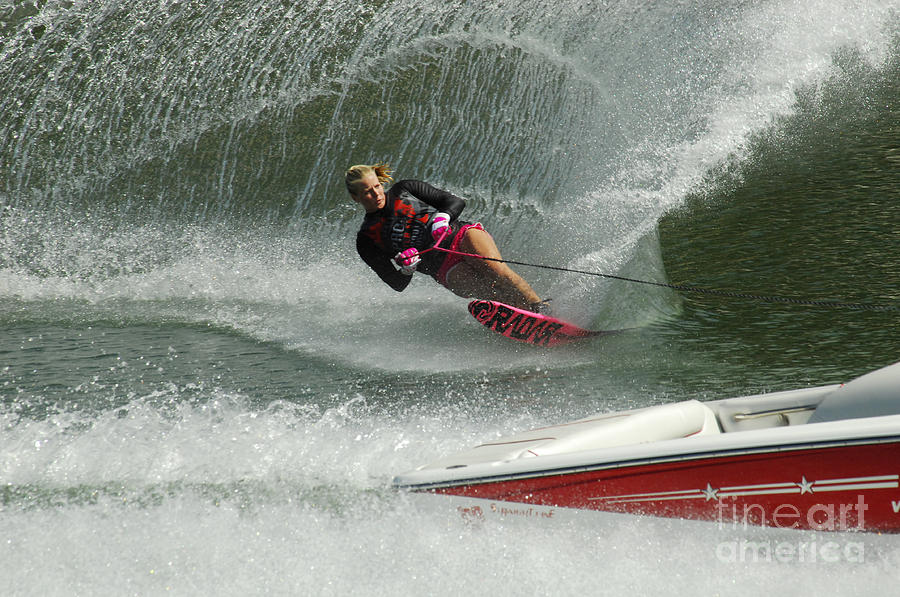 Water Skiing Magic of Water 29 Photograph by Bob Christopher