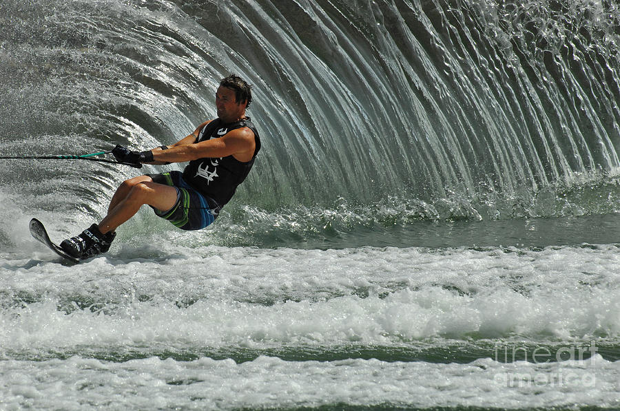 Water Skiing Magic of Water 3 Photograph by Bob Christopher