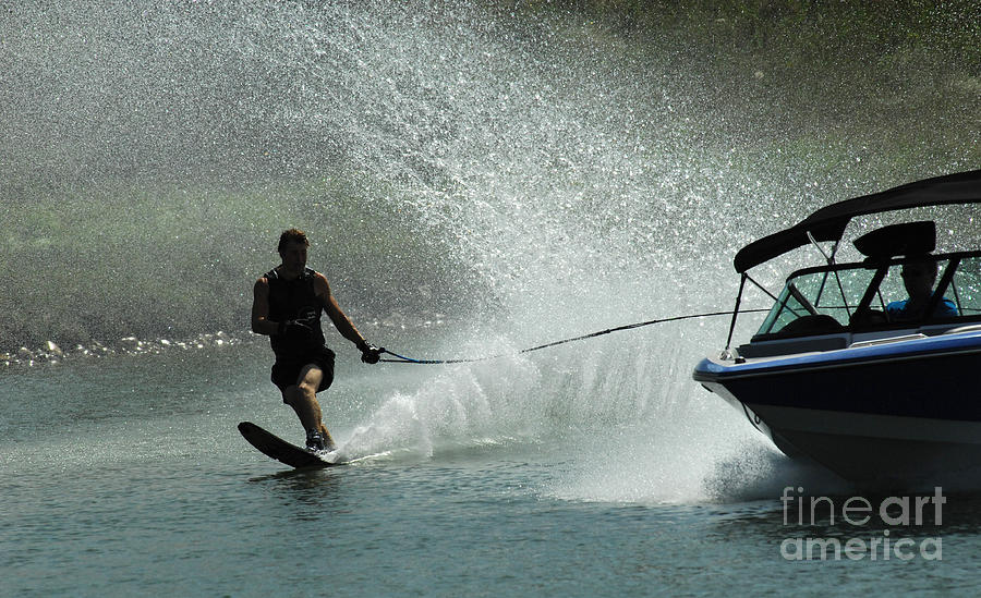 Water Skiing Magic of Water 30 Photograph by Bob Christopher