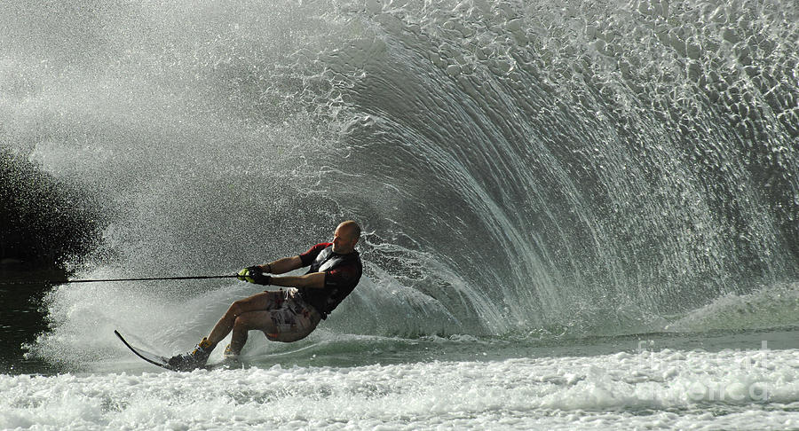 Water Skiing Magic of Water 31 Photograph by Bob Christopher