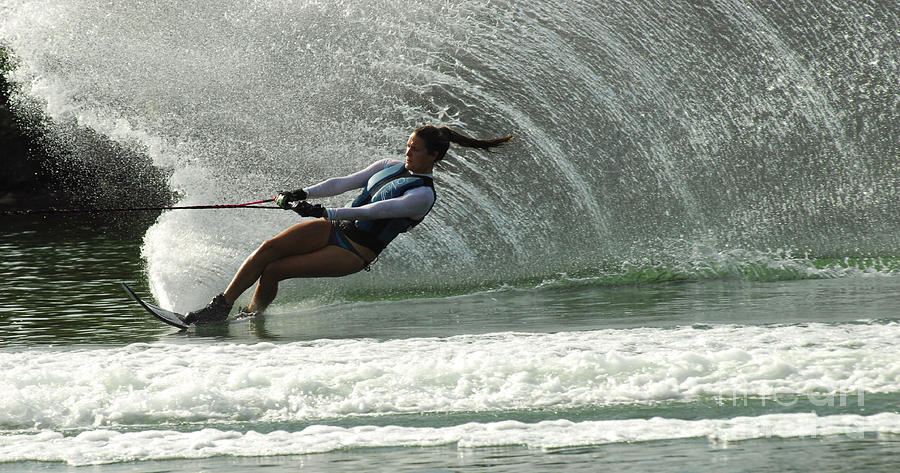 Water Skiing Magic of Water 32 Photograph by Bob Christopher