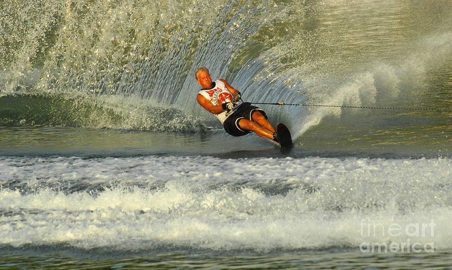 Water Skiing Magic of Water 4 Photograph by Bob Christopher