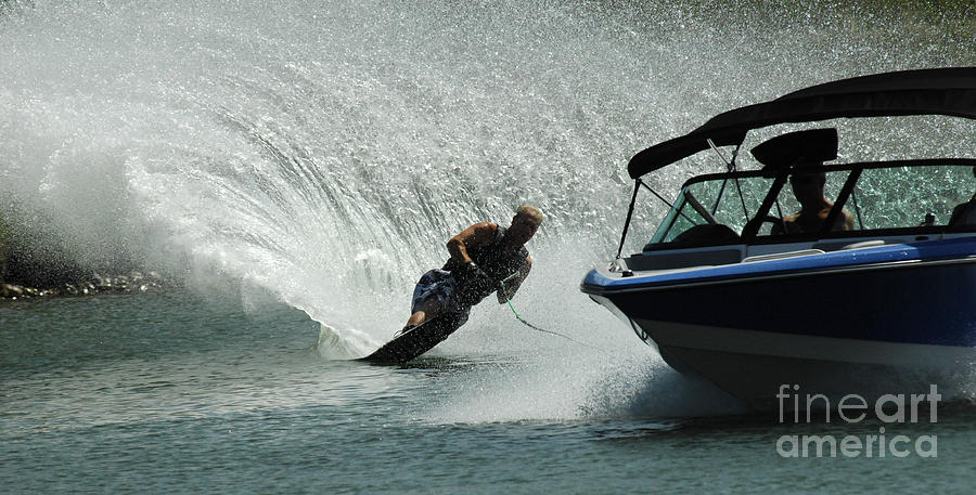 Water Skiing Magic of Water 6 Photograph by Bob Christopher