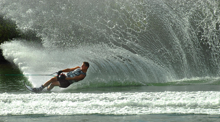 Water Skiing Magic of Water 7 Photograph by Bob Christopher
