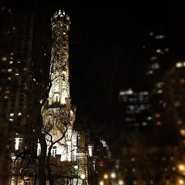 Chicago Photograph - Water Tower #chicago by Benjy Lipsman