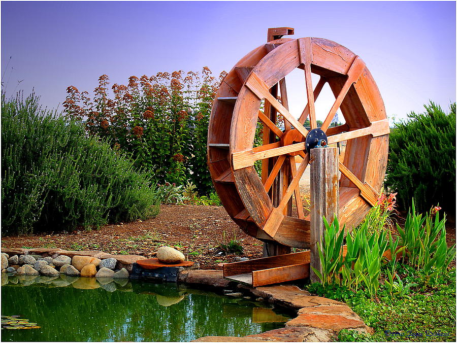 Water Wheel Photograph by Joyce Dickens