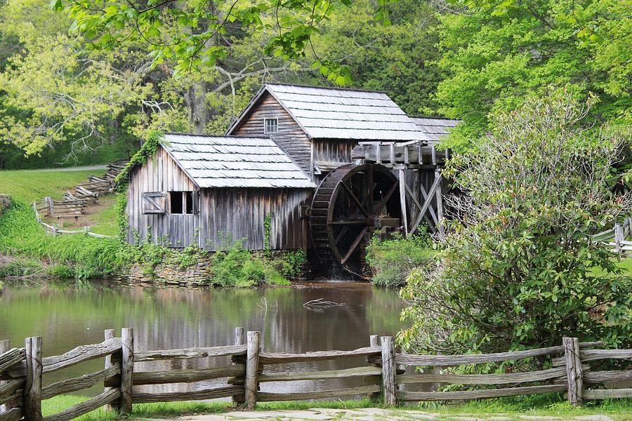 Water Wheel Turns at Mabry Mill Photograph by Vickie Glenn - Fine Art ...