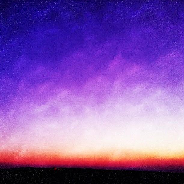 Sunset Photograph - Watercolour Sunset by Burcu G