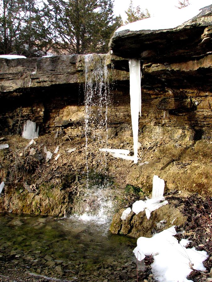 Waterfall at Alcove Spring Photograph by Keith Stokes
