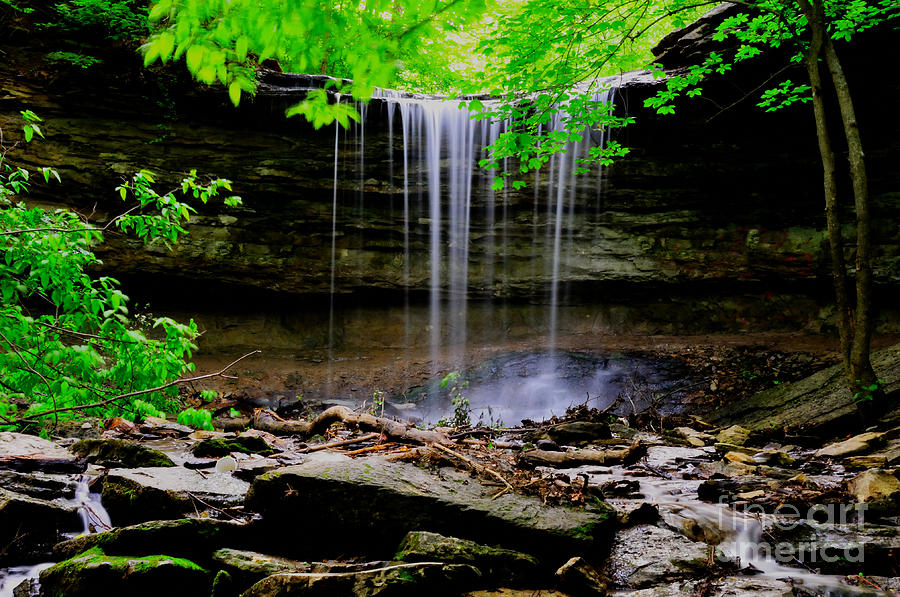 Waterfall Bloomington Photograph by David Arment