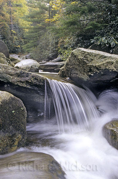 Waterfall Photograph - Waterfall In Autumn by Richard Nickson Waterfall Photograph - Waterfall In Autumn by Richard Nickson