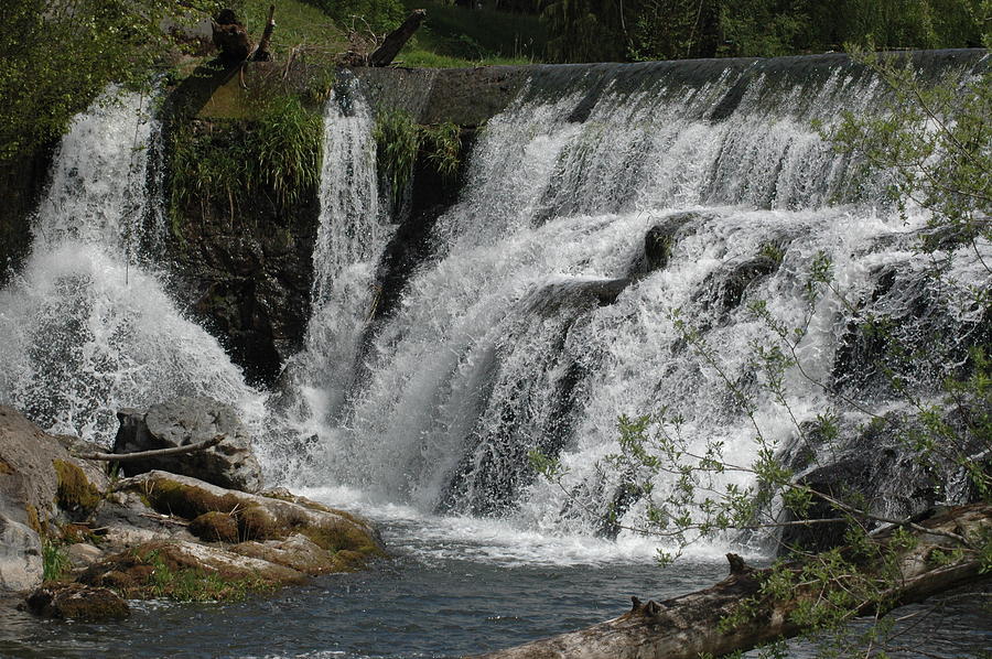 Waterfall in Olympia Photograph by Wanda Jesfield