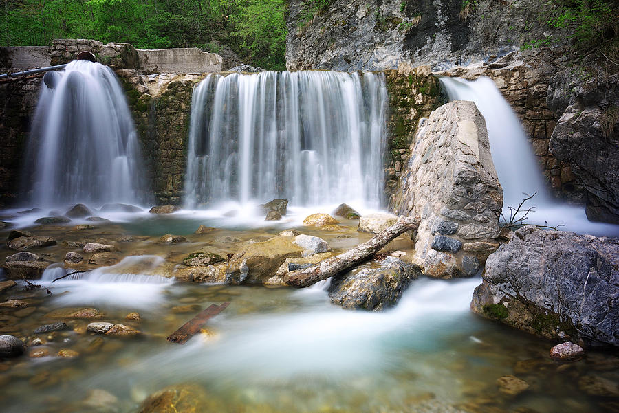 Waterfall Photograph by Ivan Slosar