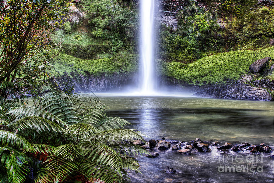 Fall Photograph - Waterfall by Les Cunliffe
