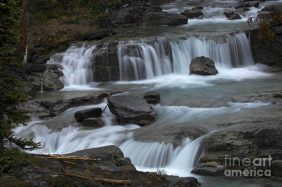 Waterfall On Nigel Creek Photograph by Bob Christopher